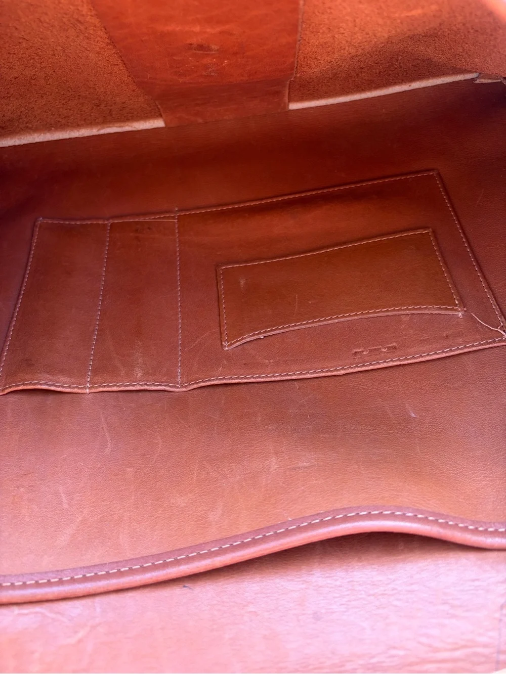 Vintage Coach Morgan Briefcase Leather Brass TouchLock Rare